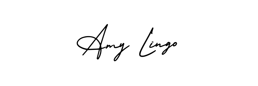 Make a short Amy Lingo signature style. Manage your documents anywhere anytime using AmerikaSignatureDemo-Regular. Create and add eSignatures, submit forms, share and send files easily. Amy Lingo signature style 3 images and pictures png