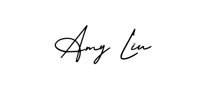 Similarly AmerikaSignatureDemo-Regular is the best handwritten signature design. Signature creator online .You can use it as an online autograph creator for name Amy Liu. Amy Liu signature style 3 images and pictures png