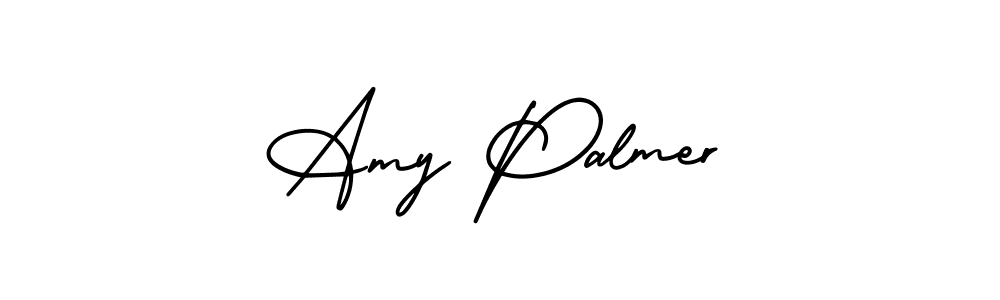 How to make Amy Palmer name signature. Use AmerikaSignatureDemo-Regular style for creating short signs online. This is the latest handwritten sign. Amy Palmer signature style 3 images and pictures png