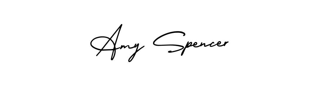 Use a signature maker to create a handwritten signature online. With this signature software, you can design (AmerikaSignatureDemo-Regular) your own signature for name Amy Spencer. Amy Spencer signature style 3 images and pictures png