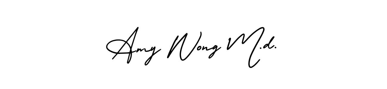 Make a short Amy Wong M.d. signature style. Manage your documents anywhere anytime using AmerikaSignatureDemo-Regular. Create and add eSignatures, submit forms, share and send files easily. Amy Wong M.d. signature style 3 images and pictures png