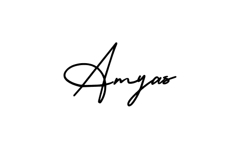 Make a beautiful signature design for name Amyas. Use this online signature maker to create a handwritten signature for free. Amyas signature style 3 images and pictures png