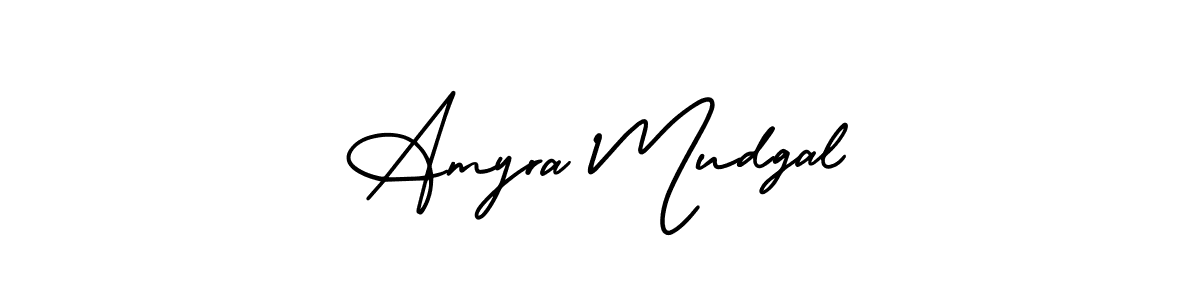 Make a short Amyra Mudgal signature style. Manage your documents anywhere anytime using AmerikaSignatureDemo-Regular. Create and add eSignatures, submit forms, share and send files easily. Amyra Mudgal signature style 3 images and pictures png