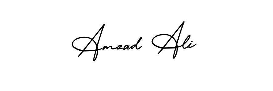 Check out images of Autograph of Amzad Ali name. Actor Amzad Ali Signature Style. AmerikaSignatureDemo-Regular is a professional sign style online. Amzad Ali signature style 3 images and pictures png