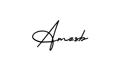 You should practise on your own different ways (AmerikaSignatureDemo-Regular) to write your name (Amzsb) in signature. don't let someone else do it for you. Amzsb signature style 3 images and pictures png