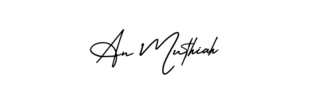 Check out images of Autograph of An Muthiah name. Actor An Muthiah Signature Style. AmerikaSignatureDemo-Regular is a professional sign style online. An Muthiah signature style 3 images and pictures png