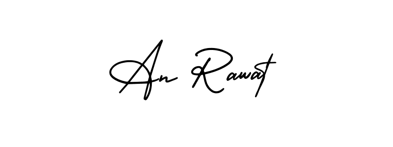 An Rawat stylish signature style. Best Handwritten Sign (AmerikaSignatureDemo-Regular) for my name. Handwritten Signature Collection Ideas for my name An Rawat. An Rawat signature style 3 images and pictures png