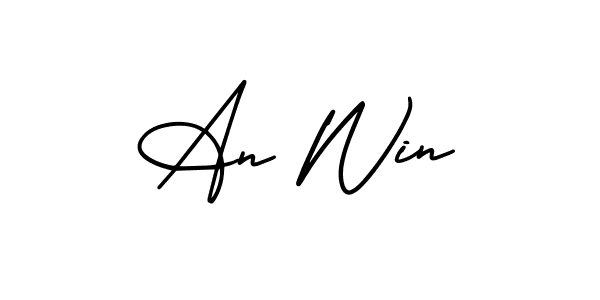 Make a beautiful signature design for name An Win. Use this online signature maker to create a handwritten signature for free. An Win signature style 3 images and pictures png