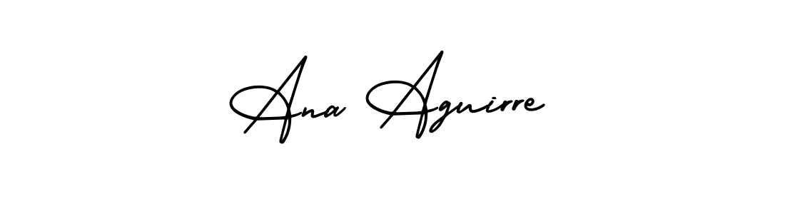 Also You can easily find your signature by using the search form. We will create Ana Aguirre name handwritten signature images for you free of cost using AmerikaSignatureDemo-Regular sign style. Ana Aguirre signature style 3 images and pictures png