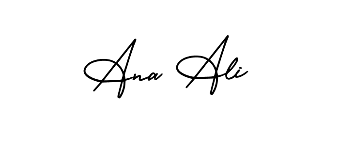 Check out images of Autograph of Ana Ali name. Actor Ana Ali Signature Style. AmerikaSignatureDemo-Regular is a professional sign style online. Ana Ali signature style 3 images and pictures png