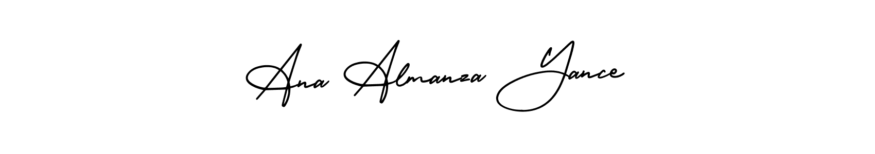 Also we have Ana Almanza Yance name is the best signature style. Create professional handwritten signature collection using AmerikaSignatureDemo-Regular autograph style. Ana Almanza Yance signature style 3 images and pictures png