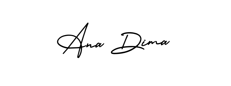 How to make Ana Dima signature? AmerikaSignatureDemo-Regular is a professional autograph style. Create handwritten signature for Ana Dima name. Ana Dima signature style 3 images and pictures png