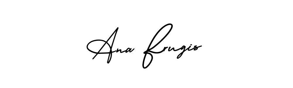 Design your own signature with our free online signature maker. With this signature software, you can create a handwritten (AmerikaSignatureDemo-Regular) signature for name Ana Frugis. Ana Frugis signature style 3 images and pictures png