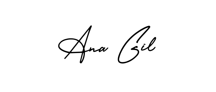Best and Professional Signature Style for Ana Gil. AmerikaSignatureDemo-Regular Best Signature Style Collection. Ana Gil signature style 3 images and pictures png