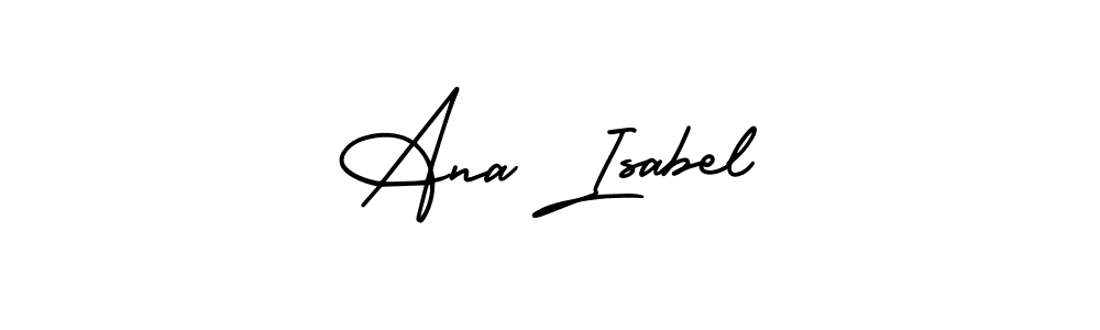 Design your own signature with our free online signature maker. With this signature software, you can create a handwritten (AmerikaSignatureDemo-Regular) signature for name Ana Isabel. Ana Isabel signature style 3 images and pictures png