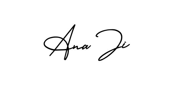 Make a beautiful signature design for name Ana Ji. Use this online signature maker to create a handwritten signature for free. Ana Ji signature style 3 images and pictures png
