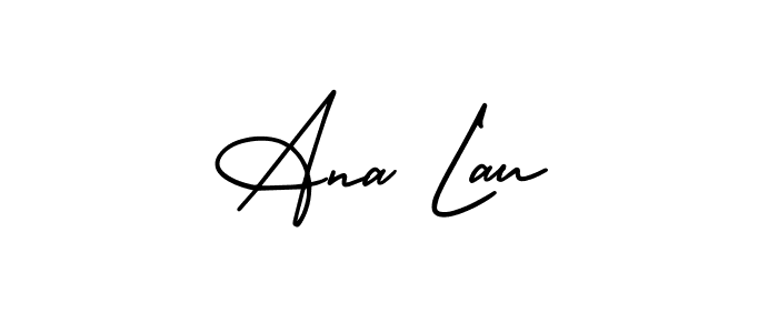 How to Draw Ana Lau signature style? AmerikaSignatureDemo-Regular is a latest design signature styles for name Ana Lau. Ana Lau signature style 3 images and pictures png