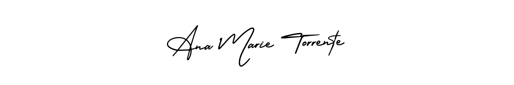How to make Ana Marie Torrente name signature. Use AmerikaSignatureDemo-Regular style for creating short signs online. This is the latest handwritten sign. Ana Marie Torrente signature style 3 images and pictures png