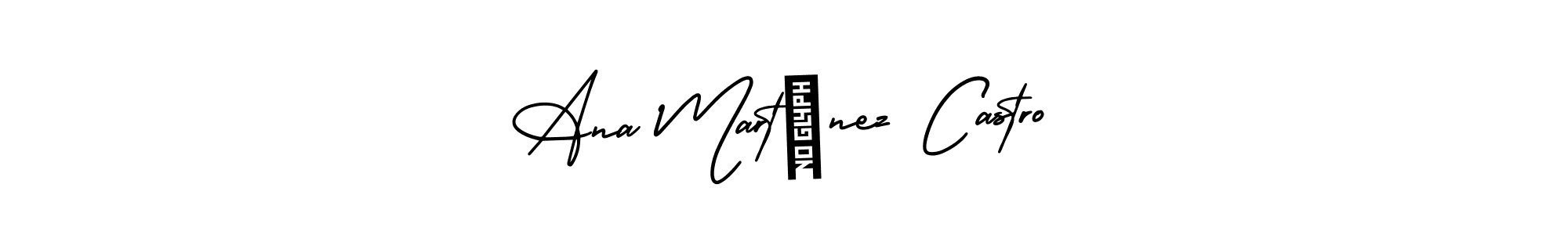How to make Ana Martínez Castro signature? AmerikaSignatureDemo-Regular is a professional autograph style. Create handwritten signature for Ana Martínez Castro name. Ana Martínez Castro signature style 3 images and pictures png