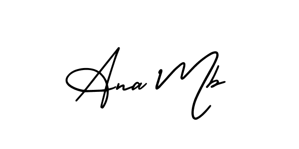 Here are the top 10 professional signature styles for the name Ana Mb. These are the best autograph styles you can use for your name. Ana Mb signature style 3 images and pictures png