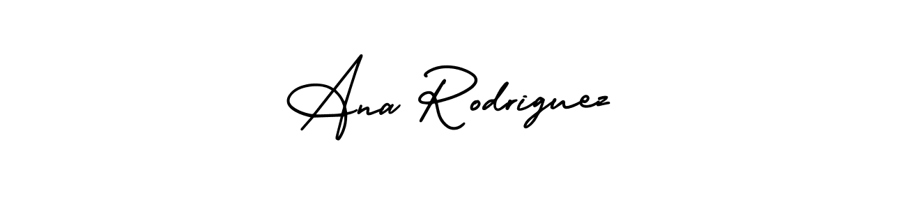 Ana Rodriguez stylish signature style. Best Handwritten Sign (AmerikaSignatureDemo-Regular) for my name. Handwritten Signature Collection Ideas for my name Ana Rodriguez. Ana Rodriguez signature style 3 images and pictures png