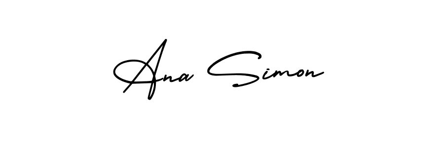 How to Draw Ana Simon signature style? AmerikaSignatureDemo-Regular is a latest design signature styles for name Ana Simon. Ana Simon signature style 3 images and pictures png