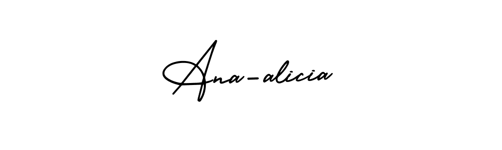 Here are the top 10 professional signature styles for the name Ana-alicia. These are the best autograph styles you can use for your name. Ana-alicia signature style 3 images and pictures png