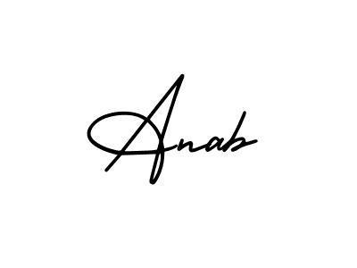 How to Draw Anab signature style? AmerikaSignatureDemo-Regular is a latest design signature styles for name Anab. Anab signature style 3 images and pictures png