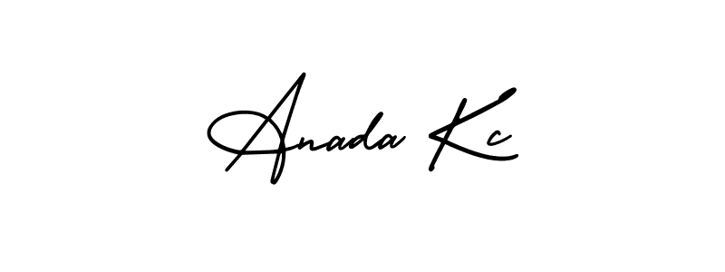 Best and Professional Signature Style for Anada Kc. AmerikaSignatureDemo-Regular Best Signature Style Collection. Anada Kc signature style 3 images and pictures png