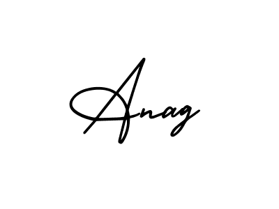 Make a beautiful signature design for name Anag. With this signature (AmerikaSignatureDemo-Regular) style, you can create a handwritten signature for free. Anag signature style 3 images and pictures png