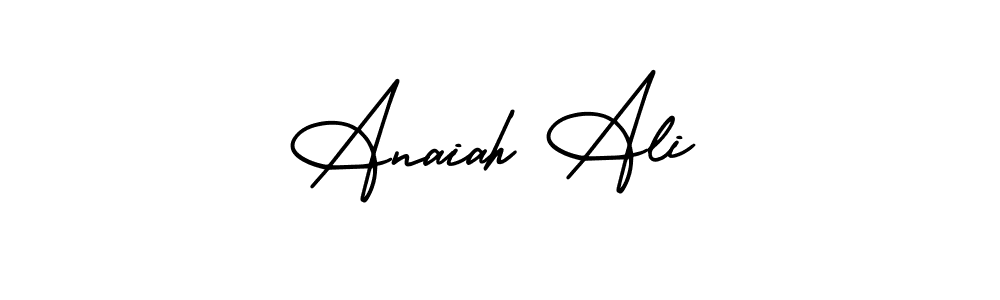 if you are searching for the best signature style for your name Anaiah Ali. so please give up your signature search. here we have designed multiple signature styles  using AmerikaSignatureDemo-Regular. Anaiah Ali signature style 3 images and pictures png