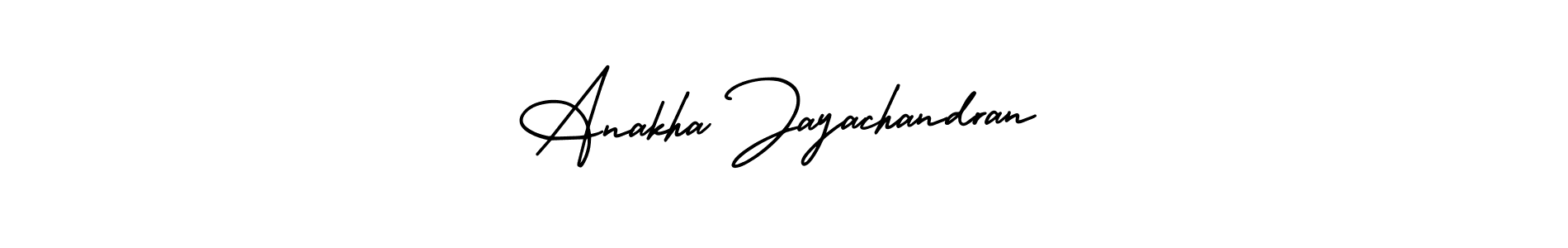 Design your own signature with our free online signature maker. With this signature software, you can create a handwritten (AmerikaSignatureDemo-Regular) signature for name Anakha Jayachandran. Anakha Jayachandran signature style 3 images and pictures png