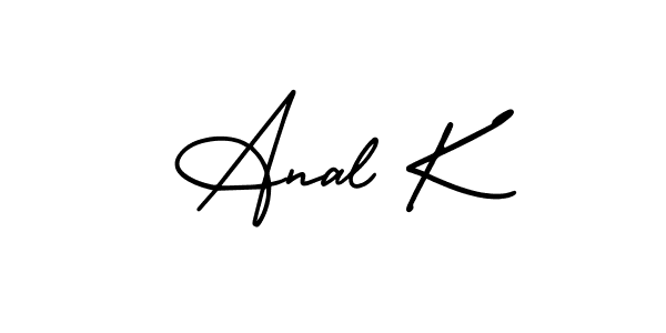 Once you've used our free online signature maker to create your best signature AmerikaSignatureDemo-Regular style, it's time to enjoy all of the benefits that Anal K name signing documents. Anal K signature style 3 images and pictures png