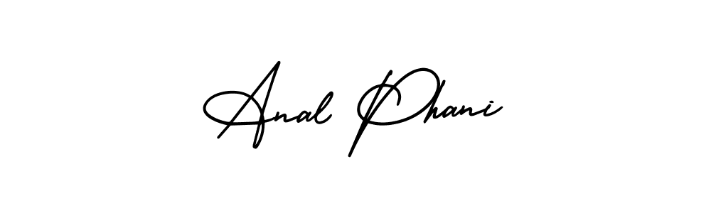 Also You can easily find your signature by using the search form. We will create Anal Phani name handwritten signature images for you free of cost using AmerikaSignatureDemo-Regular sign style. Anal Phani signature style 3 images and pictures png