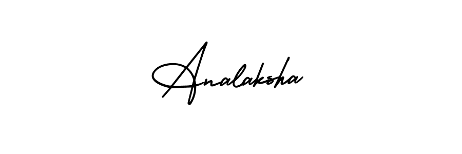Design your own signature with our free online signature maker. With this signature software, you can create a handwritten (AmerikaSignatureDemo-Regular) signature for name Analaksha. Analaksha signature style 3 images and pictures png