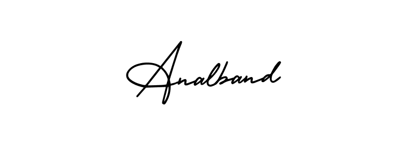 This is the best signature style for the Analband name. Also you like these signature font (AmerikaSignatureDemo-Regular). Mix name signature. Analband signature style 3 images and pictures png