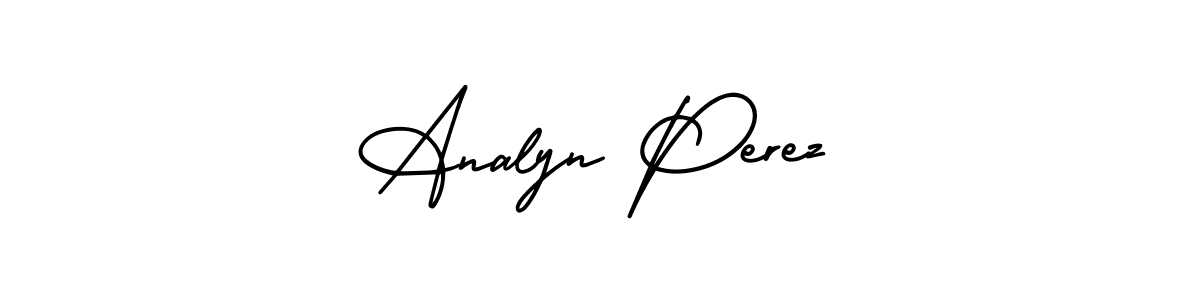 How to Draw Analyn Perez signature style? AmerikaSignatureDemo-Regular is a latest design signature styles for name Analyn Perez. Analyn Perez signature style 3 images and pictures png