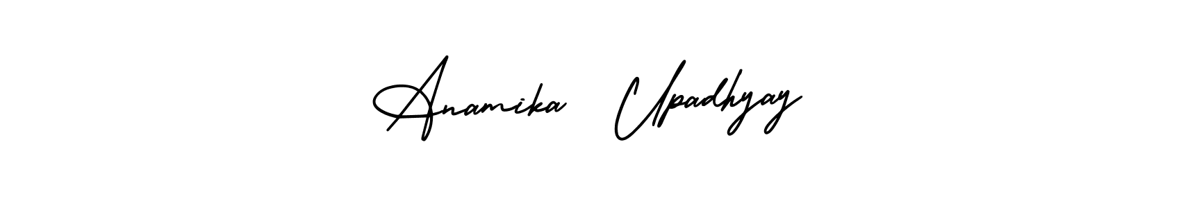 Make a beautiful signature design for name Anamika  Upadhyay. With this signature (AmerikaSignatureDemo-Regular) style, you can create a handwritten signature for free. Anamika  Upadhyay signature style 3 images and pictures png