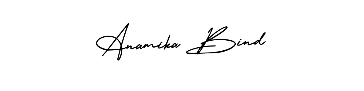 Design your own signature with our free online signature maker. With this signature software, you can create a handwritten (AmerikaSignatureDemo-Regular) signature for name Anamika Bind. Anamika Bind signature style 3 images and pictures png