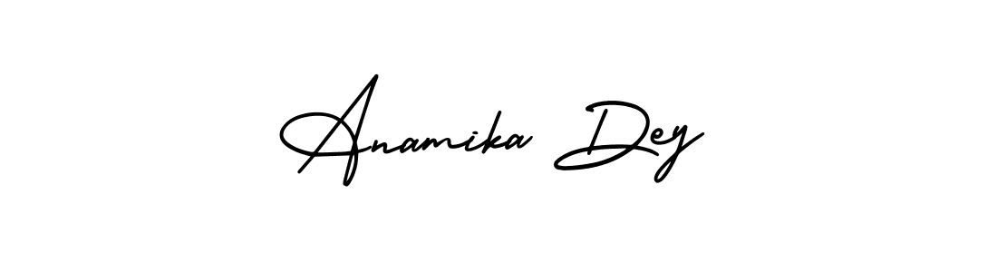 Make a beautiful signature design for name Anamika Dey. Use this online signature maker to create a handwritten signature for free. Anamika Dey signature style 3 images and pictures png