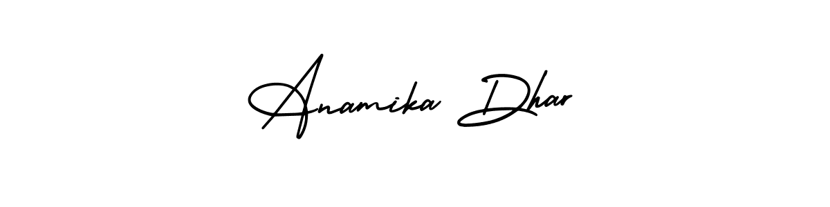 Make a beautiful signature design for name Anamika Dhar. Use this online signature maker to create a handwritten signature for free. Anamika Dhar signature style 3 images and pictures png