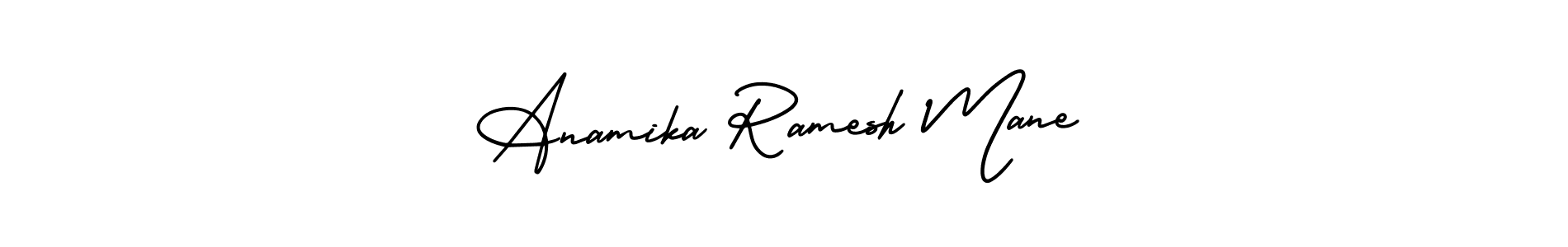 Make a beautiful signature design for name Anamika Ramesh Mane. Use this online signature maker to create a handwritten signature for free. Anamika Ramesh Mane signature style 3 images and pictures png
