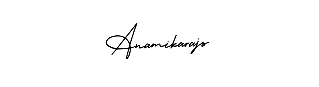 Create a beautiful signature design for name Anamikarajs. With this signature (AmerikaSignatureDemo-Regular) fonts, you can make a handwritten signature for free. Anamikarajs signature style 3 images and pictures png