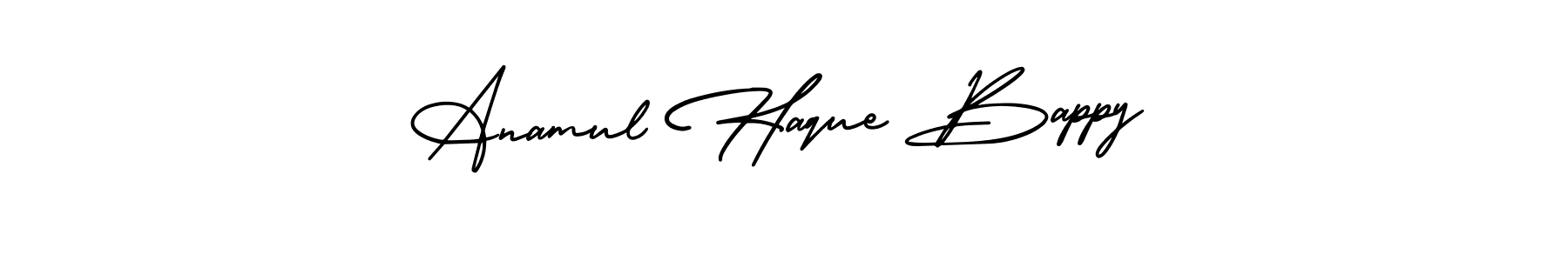 How to Draw Anamul Haque Bappy signature style? AmerikaSignatureDemo-Regular is a latest design signature styles for name Anamul Haque Bappy. Anamul Haque Bappy signature style 3 images and pictures png