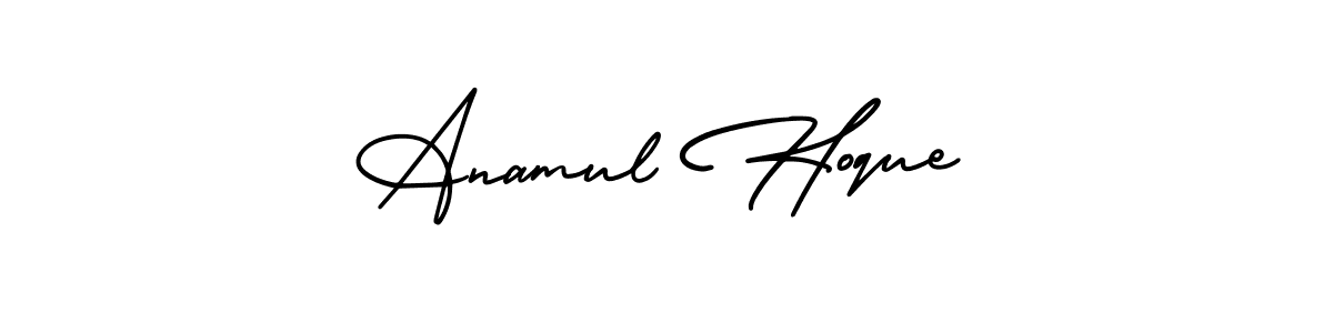 It looks lik you need a new signature style for name Anamul Hoque. Design unique handwritten (AmerikaSignatureDemo-Regular) signature with our free signature maker in just a few clicks. Anamul Hoque signature style 3 images and pictures png