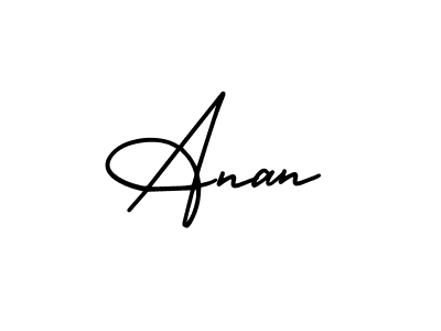 It looks lik you need a new signature style for name Anan. Design unique handwritten (AmerikaSignatureDemo-Regular) signature with our free signature maker in just a few clicks. Anan signature style 3 images and pictures png