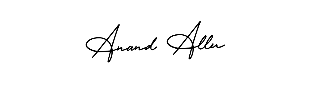 You can use this online signature creator to create a handwritten signature for the name Anand Allu. This is the best online autograph maker. Anand Allu signature style 3 images and pictures png