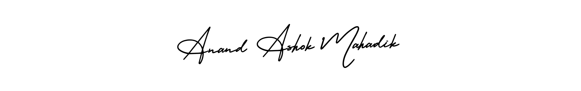 How to Draw Anand Ashok Mahadik signature style? AmerikaSignatureDemo-Regular is a latest design signature styles for name Anand Ashok Mahadik. Anand Ashok Mahadik signature style 3 images and pictures png