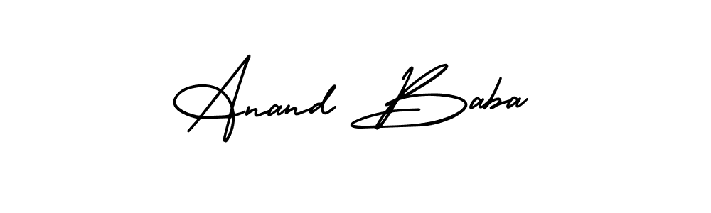 AmerikaSignatureDemo-Regular is a professional signature style that is perfect for those who want to add a touch of class to their signature. It is also a great choice for those who want to make their signature more unique. Get Anand Baba name to fancy signature for free. Anand Baba signature style 3 images and pictures png