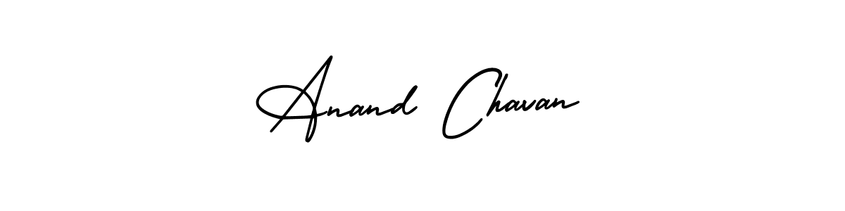 Design your own signature with our free online signature maker. With this signature software, you can create a handwritten (AmerikaSignatureDemo-Regular) signature for name Anand Chavan. Anand Chavan signature style 3 images and pictures png